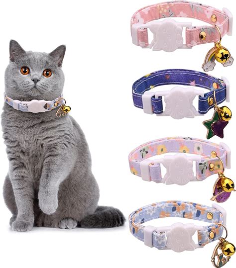 Pack Katzenhalsband Cm Verstellbares Katzen Halsb Nder Mit