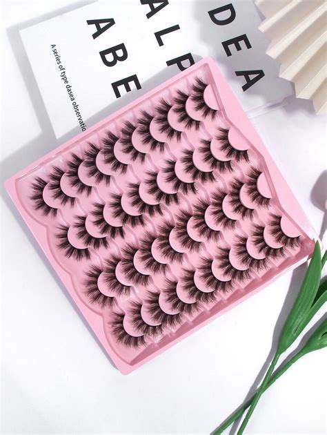 Magefy Pairs Of Natural Cross Full Mixed Style False Eyelashes Fluffy