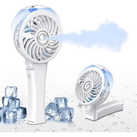 Mini Ventilateur Brumisateur Portable Ventilateur De Main Avec 17 Ml