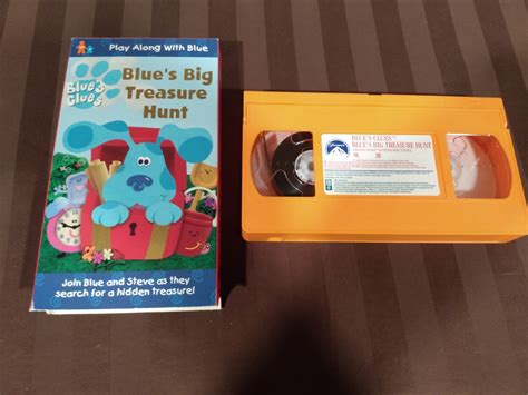 Blue S Clues Blue S Big Treasure Hunt Vhs Grelly Usa