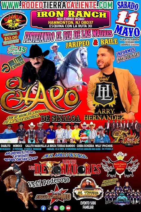 JARIPEO CON EL CHAPO | LARRY HERNANDEZ Tickets - BoletosExpress