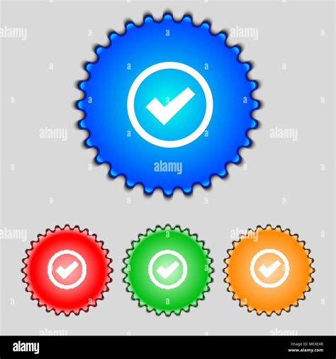 Ic Ne De Signe Coche Confirmer Symbole Approuv D Finir Des Boutons