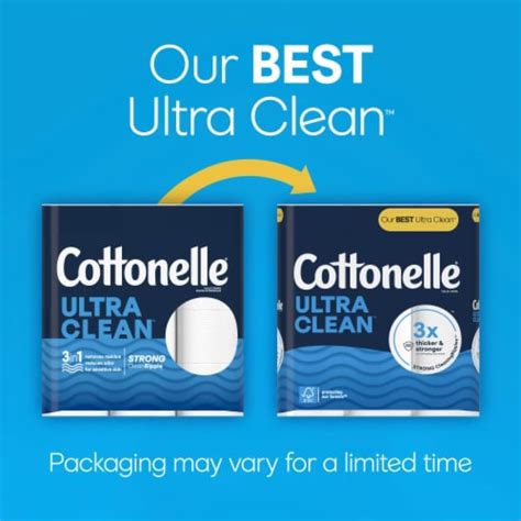 Cottonelle Ultra Clean Strong Toilet Paper Mega Roll 12 Rolls Pick