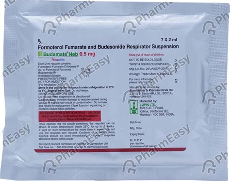 Formonide Mg Ml Packet Of Respules Uses Side Effects Price