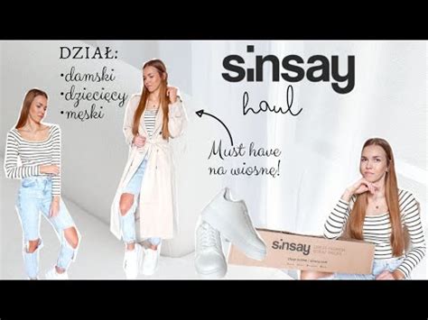 HAUL SINSAY MIERZYMY WIOSENNE NOWOŚCI TRY ON HAUL SINSAY Dział