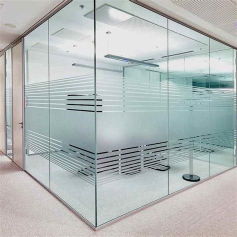 Switchable Aluminum Frame Double Glass Privacy Pdlc Film Smart Glass