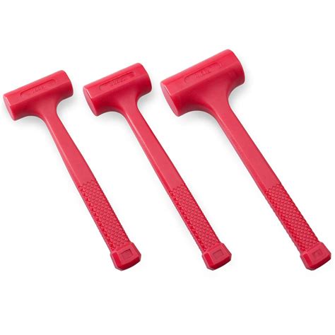 Buy Efficere 3 Piece Premium Dead Blow Hammer And Unicast Mallet Set Include 16 Oz 1 Lb 32