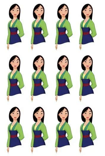 Disneys Princess Mulan Cupcake Toppers Edible Image £314 Picclick Uk