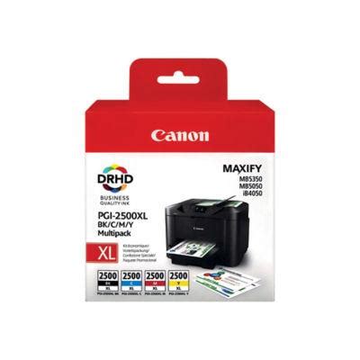 Pack Cartouches Canon Pgi Xl Noir Et Couleurs Pour Imprimantes