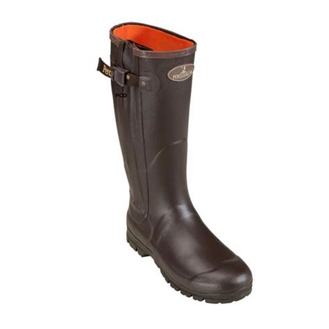 Bottes Homme Percussion Full Zip Rambouillet Marron Chasse