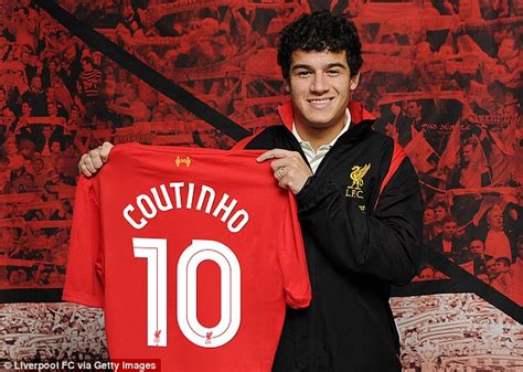 Philippe Coutinho Signs New Liverpool Fc Contract Daily Mail Online