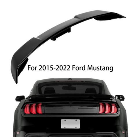 For Ford Mustang S Gt Style Gloss Black Painted Rear Trunk