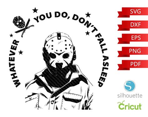 Friday The 13th Svg Halloween Svg Jason Voorhees Svg Scary Movies