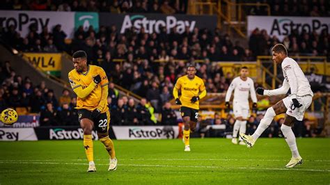 Marcus Rashford Goal Vs Wolves Brilliant Assist From Hojlund Man U