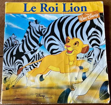 Livre Walt Disney Le Roi Lion Marque Edition Hachette Enfants Occasion