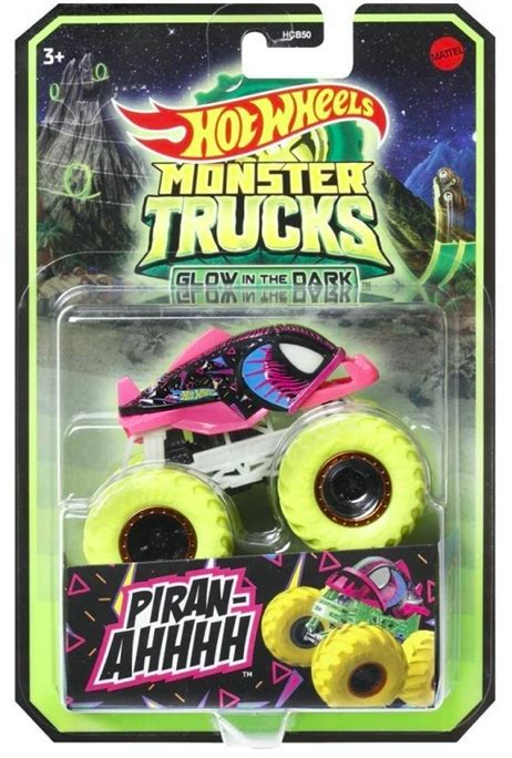 HOT WHEELS MONSTER TRUCKS AUTKO PIRAN AHH ŚWIECĄCY 12847951741 oficjalne archiwum Allegro