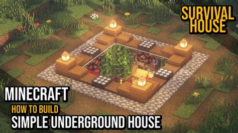 Minecraft Cara Membuat Rumah Bawah Tanah Simple How To Build A Simple Underground House 34