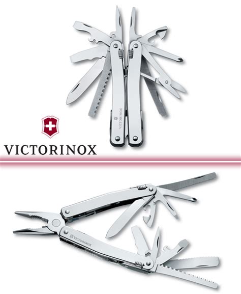 SwissTool, Multitool von Victorinox Modell Spirit II mit Leder...