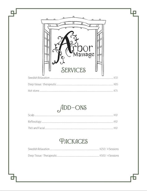 Arbor Massage Updated November Request An Appointment E