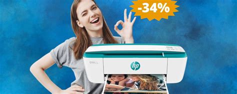 Stampante HP DeskJet 3762 MEGA Sconto Del 34 Su Amazon