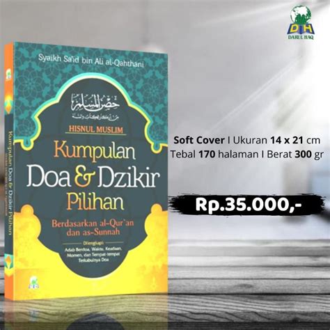 Jual Hisnul Muslim Kumpulan Doa Dan Dzikir Pilihan Shopee Indonesia