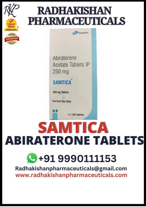 Samtica Abiraterone Acetate Tablets Samarth At Best Price In New Delhi