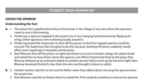 Saving The Sparrow Question Answer Gulmohar Class Chapter