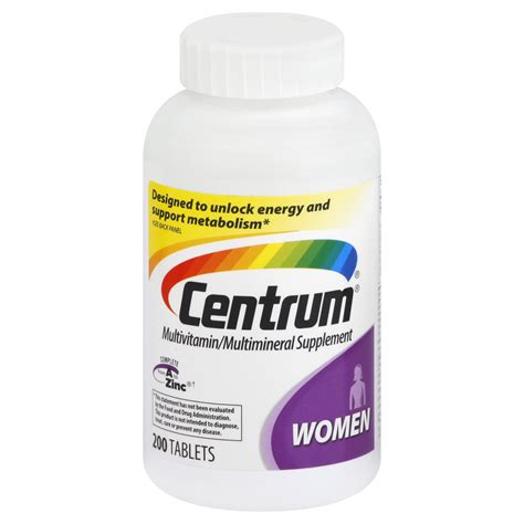 Centrum Multivitamin Multimineral Supplement Ultra Womens Tablets