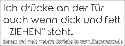 Ich Drücke An Der Tür Auch Wenn Dick Und Fett Ziehen Steht