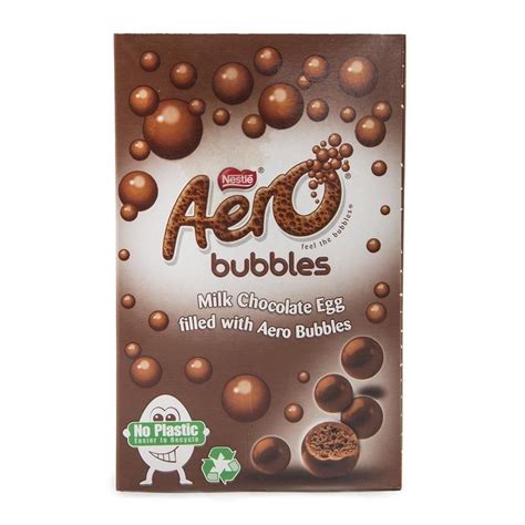 Nestlé Aero Bubbles Milk Chocolate Egg 124g | Chocolate milk, Chocolate ...