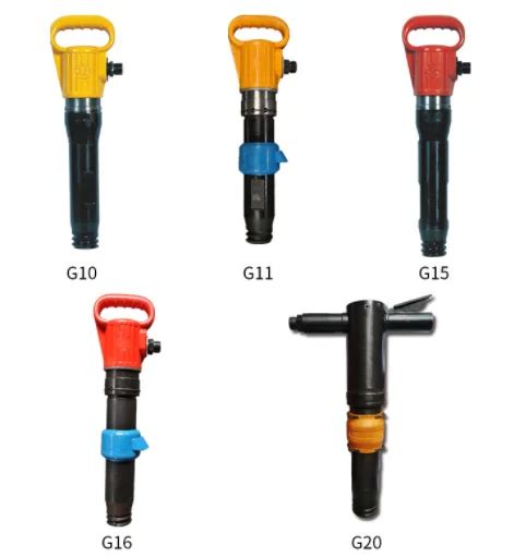 G7 G10 G15 G20 Pneumatic Jack Hammer Paving Breaker Air Pick Rock