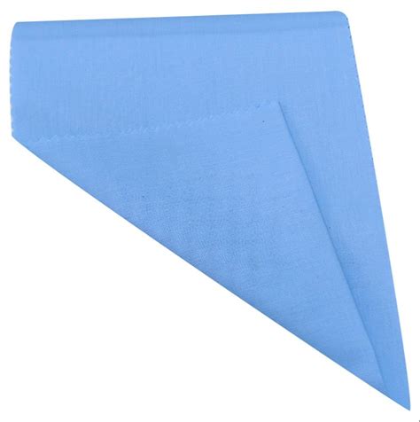 Plain Polyester Cotton Light Blue Polycotton Shirting Fabric At Rs 85