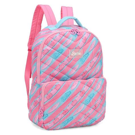 Mochila Carrinho Plaptop Luxcel Barbie Rosa Pontofrio