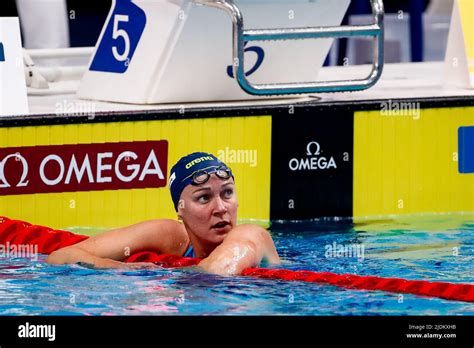 Budapest Hungary June Sarah Sjoestroem Of Sweden After Competing