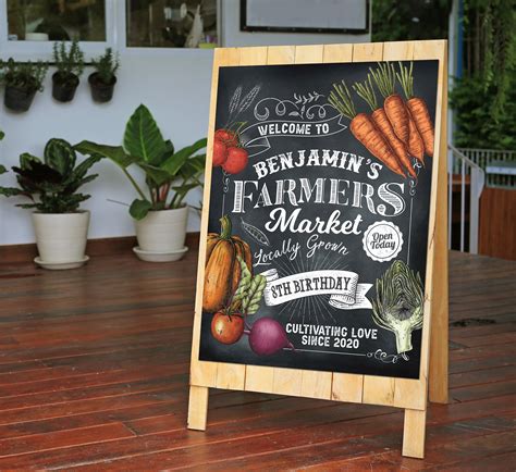 Printable Farmers Market Welcome Sign Perfect For Any Farm Etsy Canada