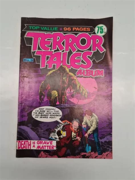 TERROR TALES ALBUM 9 Rare Australian Horror Comic Magazine Murray DC