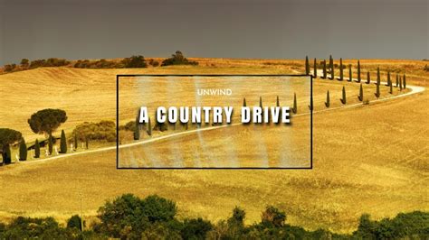 A Country Drive Relaxation Visualisation Youtube