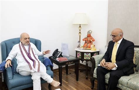 Top Officials Of Paramilitary Including NSG NIA Meet Amit Shah Extend