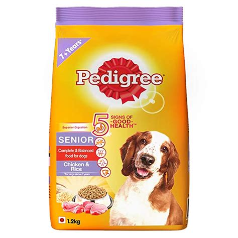 Pedigree Senior Rice Chicken 3 Kg Pets Friend