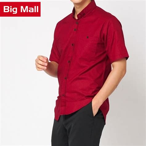 Jual Big Mall M Xxxxl Kemeja Pria Lengan Pendek Premium Mall Shopee Indonesia