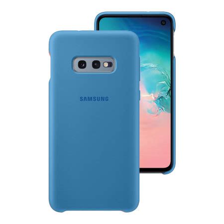 Official Samsung Galaxy S E Silicone Cover Case Blue