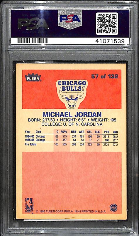 Lot Detail Fleer Basketball Michael Jordan Rookie Card