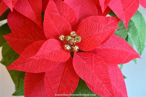 Diy Crepe Paper Poinsettia Beautiful Paper Flowers Crepe Paper Flowers Tutorial Paper