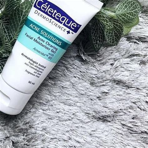 Celeteque Acne Clearing Facial Moisturizer Gel Ml Shopee Malaysia