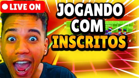 Stumble Guys Ao Vivo Agora Live X Cor Jogando Inscritos