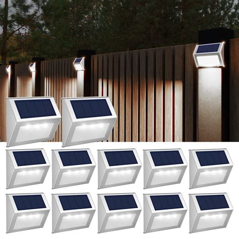 Buy JSOT Solar Outdoor Lights 12 Pack Solar Fence Lights Deck Lights