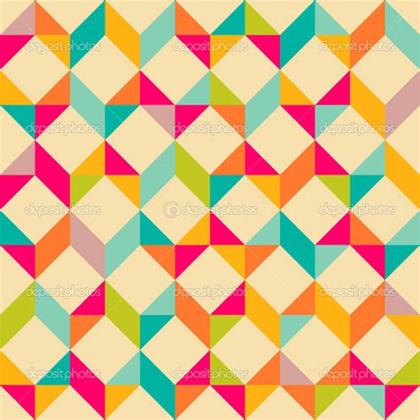 Abstract Geometrical Seamless Pattern Stock Vector Image By Heizel