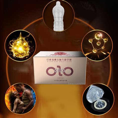 Bao cao su OLO 0 01 India Gamma Formula gân gai nhiều gel kéo dài