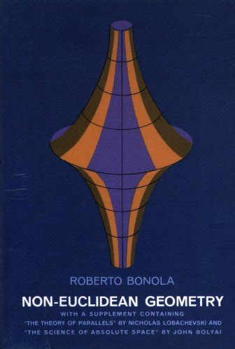 Non Euclidean Geometry Dover Books On Mathematics Bonola Roberto