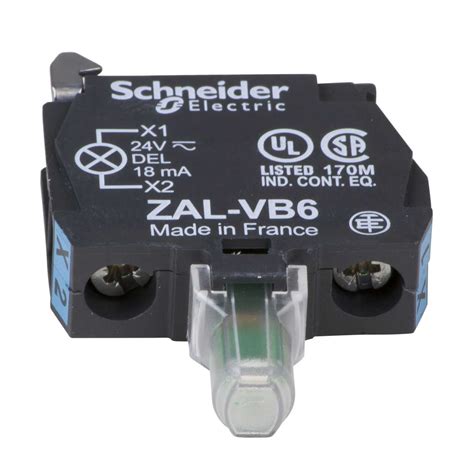 Schneider Telemecanique Light Block For Head Integral LED 24V Blue